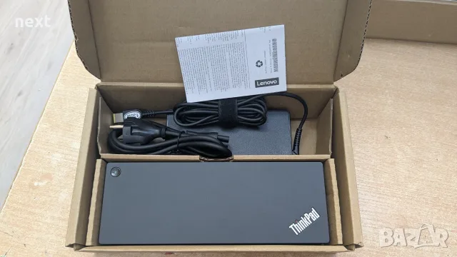 НОВА Lenovo ThinkPad Thunderbolt 3 Dock Gen 2 40AN със зарядно 135W, снимка 2 - Лаптоп аксесоари - 55703387