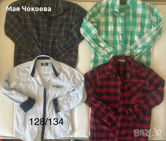 Ризи с къс и дълъг ръкав за момче размер 98/104/110:116/122/128/134, снимка 5 - Детски ризи - 54413088