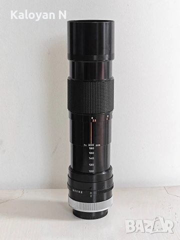 Обектив Canon FD 100-200mm f/5.6 S.C. за Canon FD байонет, снимка 3 - Обективи и филтри - 54946648