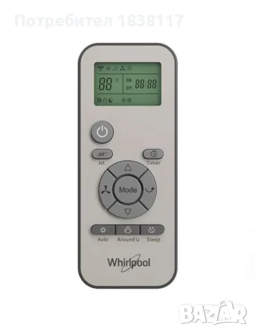 Мобилен климатик и обезвлажнител WHIRLPOOL PACF29CO W, 9000 BTU, снимка 6 - Овлажнители и пречистватели за въздух - 55350998