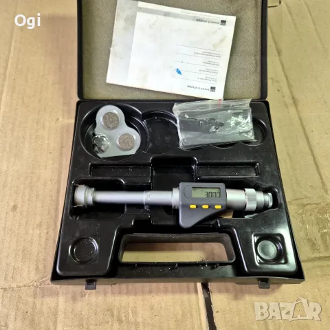Микрометър вътромер триточков Tesa , снимка 12 - Шублери - 55462947