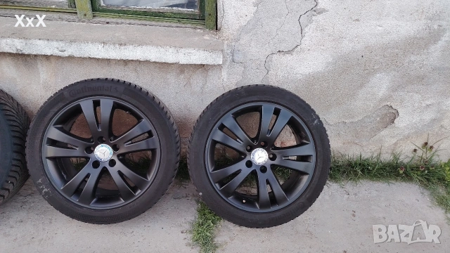 Оригинални джанти с гуми Mercedes 5x112 17", снимка 6 - Гуми и джанти - 54230457