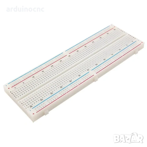 Бредборд Breadboard 830 дупки за ардуино Arduino кабели DuPont