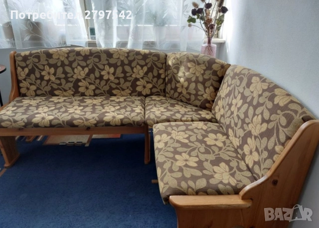 Ъглова пейка/ Кухненски ъгъл , снимка 2 - Дивани и мека мебел - 54210988