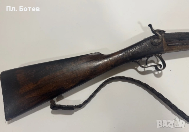 Стара едноцевна щифтова пушка, снимка 6 - Антикварни и старинни предмети - 53952743