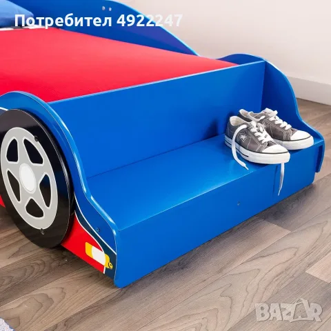 Детско легло  кола , снимка 3 - Мебели за детската стая - 55702549