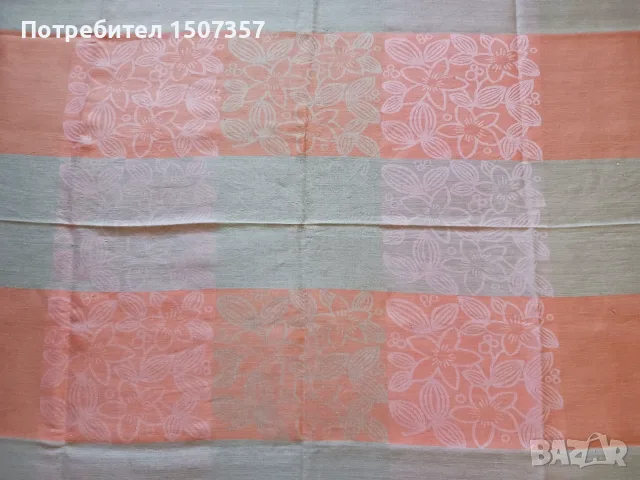Нов комплект ленена покривка и 6 подложки, снимка 2 - Покривки за маси - 55598930
