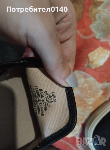 Дамски кожени еспадрили H&M, снимка 6 - Дамски ежедневни обувки - 55061729