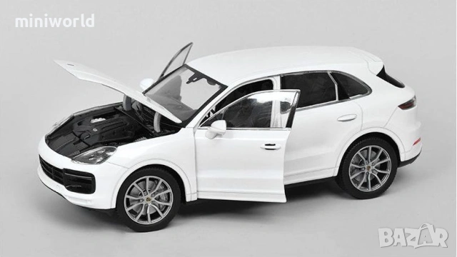 Porsche Cayenne Turbo - мащаб 1:24 на Welly моделът е нов в кутия, снимка 2 - Колекции - 54747472