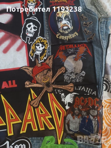 Battle Jacket(хеви метъл) елек, снимка 5 - Якета - 55015296