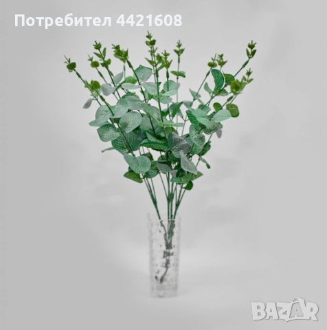 Изкуствен евкалипт – естествена свежест и стил без поддръжка, снимка 5 - Изкуствени цветя - 54947916