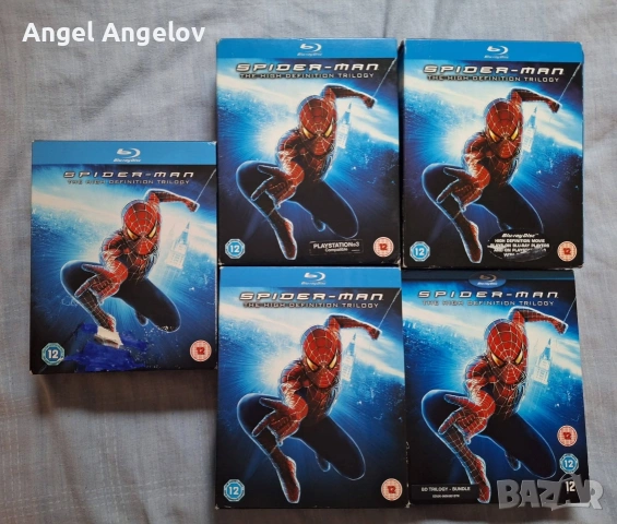 Spider-Man Trilogy Blu-ray (2007) Tobey Maguire, Raimi 