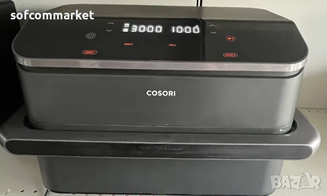 Смарт Еър фрайър Cosori Dual Blaze TwinFry 10L (TF101) – Много добро състояние, с Гаранция!, снимка 10 - Фритюрници - 55324762
