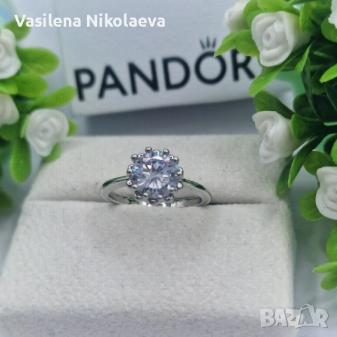 Silver Solitaire Ring 💎 – дамски пръстен | медицинска стомана