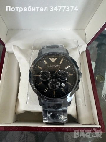 Emporio Armani Renato Chronograph - чисто нов, снимка 2 - Мъжки - 54743128