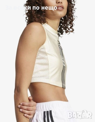 ADIDAS Originals Adibreak Slim Fit White Дамски Бял Топ Код P2738, снимка 2 - Корсети, бюстиета, топове - 55066194