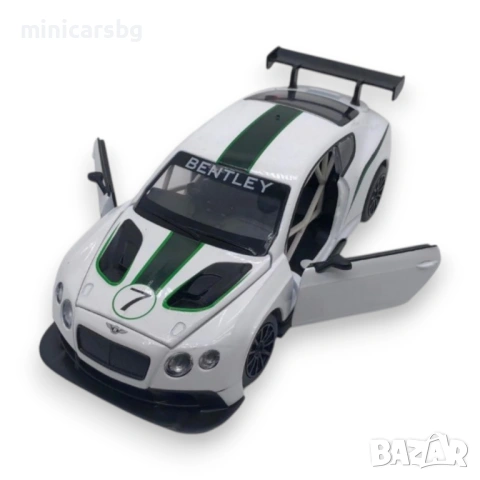Метални колички: Bentley Continental GT3  , снимка 2 - Колекции - 54699456