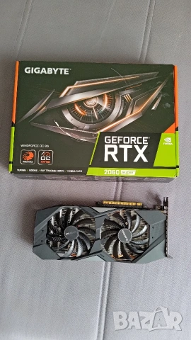 Видеокарта Gigabyte Geforce RTX 2060 Super, снимка 2 - Видеокарти - 54451236