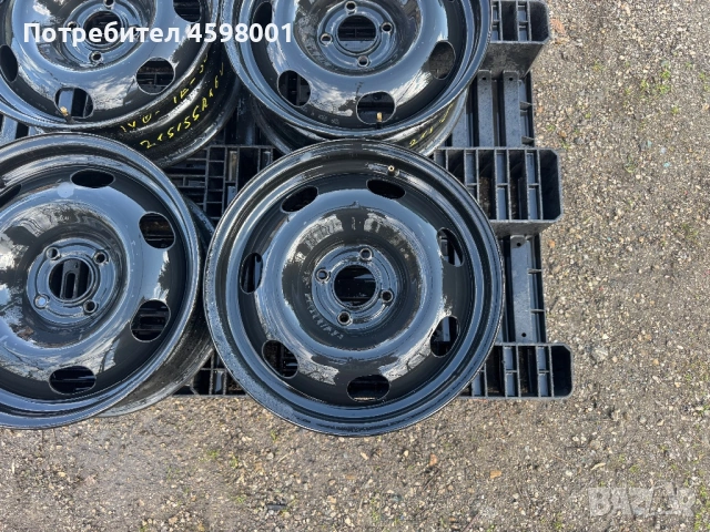 4бр.Оригинални джанти 16цола 4x108 за пикапи Berlingo(2008-2022),Partner(2008-2023), снимка 4 - Гуми и джанти - 54012043