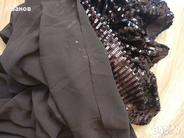 Рокля с пайети- Zara, снимка 3 - Рокли - 55564969