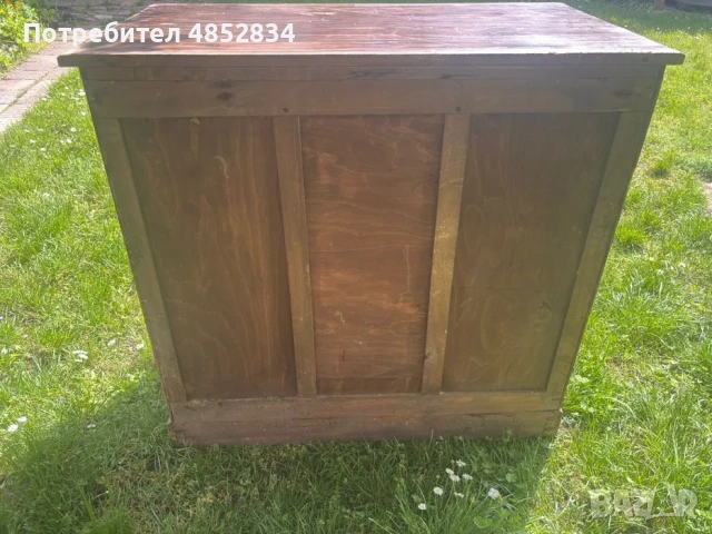 Скрин, дървен, стар, снимка 6 - Антикварни и старинни предмети - 54957704
