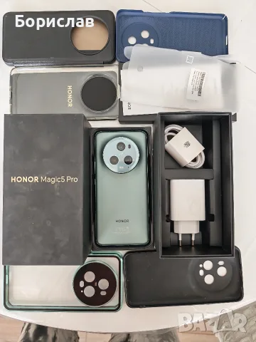 Honor magic 5 pro/12-512/, отличен, комплект, възможен бартер. , снимка 2 - Други - 55507942