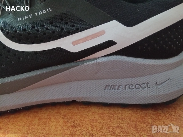 Nike-React Pegasus Trail 4 Номер 44 Стелка 28 см. 100% Оригинални Внос от Англия, снимка 6 - Маратонки - 54159146