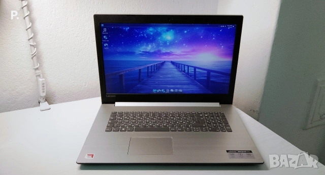 Голям 17" Lenovo/AMD/ 1GB video/8ram/ SSD xapд диск/отлична батерия