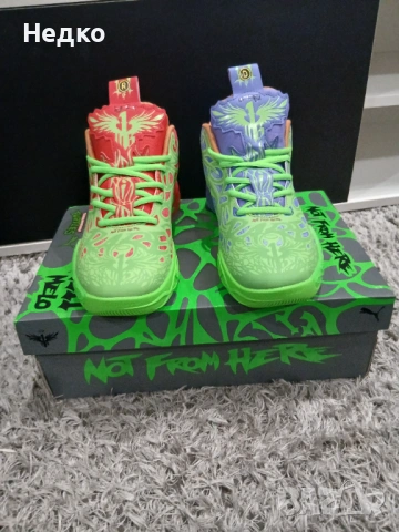 🐢 НОВИ! Puma MB.04 x TMNT – Raphael & Donatello (Limited Edition), снимка 2 - Маратонки - 54231786