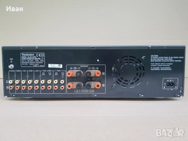 Technics SU-A808, снимка 7 - Ресийвъри, усилватели, смесителни пултове - 54609004