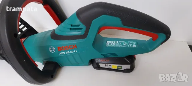 НАЙ ДОБРАТА ОФЕРТА  Акумулаторен храсторез BOSCH AHS 55-20 li, снимка 2 - Градинска техника - 55543681