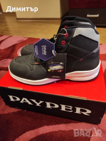 Работни боти PAYPER GET FORCE MID TOTAL BLACK S3 SRC 09200185, снимка 4 - Мъжки боти - 54954023