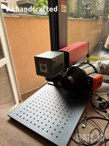 Fiber Laser 60W JPT M7 MOPA | Лазер за гравиране и маркиране | Ротация + 2 лещи, снимка 5 - Други машини и части - 54901336