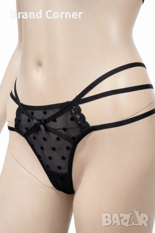 Hunkemöller дамско долнище с тюл и сърца, размер S, снимка 2 - Бельо - 54514925