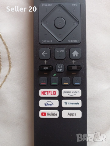 Дистанционно за смарт TV Philips модел SRC-3216-01, снимка 2 - Дистанционни - 54809347