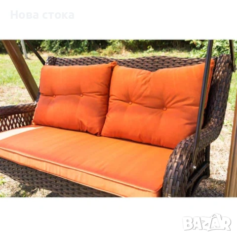 Градинска люлка със слънчеви панели, 200*120*190см, снимка 12 - Градински мебели, декорация  - 54009357