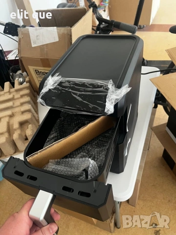NexOne TwinFryer 11L – Двукамерен фритюрник с горещ въздух 2800W, две независими кошници, снимка 4 - Фритюрници - 55114295