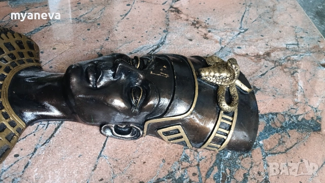 Нефертити, барелеф на египетската царица , съпруга на фараона Ехнатон, снимка 5 - Статуетки - 54167264