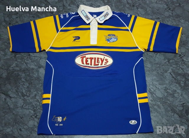 Фланелка на ръгби клуба Leeds Rhinos