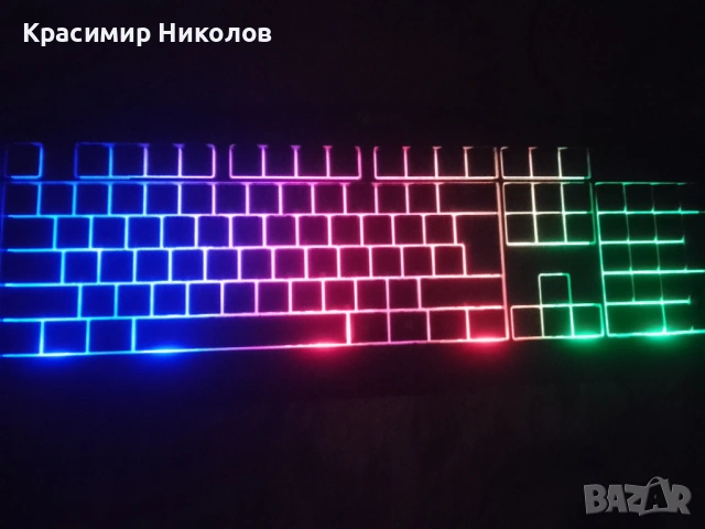 Мишка и Клавиатура RGB, снимка 2 - Клавиатури и мишки - 54870206