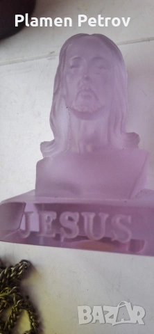 Икона,кандило,Исус Христос , снимка 6 - Антикварни и старинни предмети - 38502656