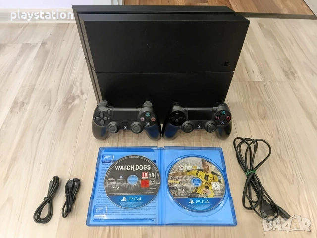 🤍 PS4 ЧЕРЕН – 180 € (ПЪЛЕН КОМПЛЕКТ!) 3 месеца гаранция, снимка 3 - PlayStation конзоли - 54112995
