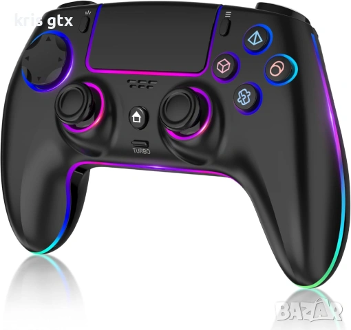 безжичен джойстик joystick за PS3 PS4 PC android и IOS с rgb подсветка, снимка 7 - PlayStation конзоли - 54715068