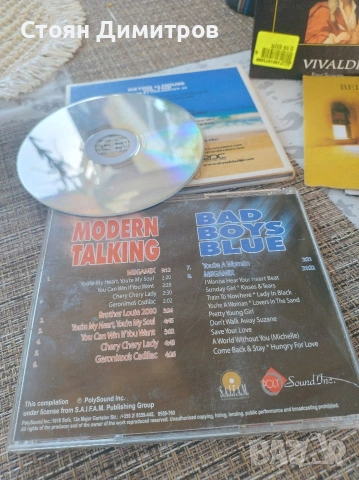 Осем диска със супер ретро музика,чисти, запазени,..САНТАНА, Modern Talking, Vivaldi's...., снимка 2 - CD дискове - 54989442