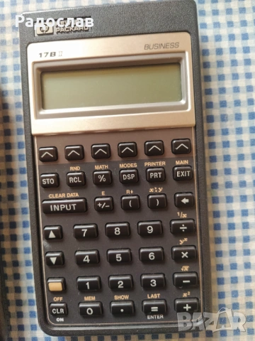 финансов калкулатор Hewlett - Packard 17Bll, снимка 2 - Друга електроника - 54461434