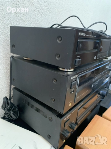Качествена стерео система Kenwood (CD плейър DP-1020, Дек KX-3030, Рисивър KR-A4040), снимка 3 - Аудиосистеми - 55679344