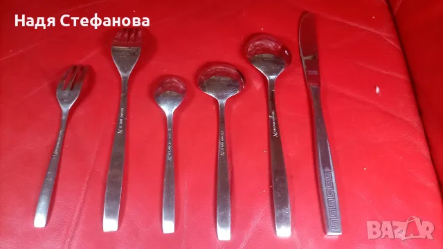 Комплект лъжици, вилици, ножове BERAM ROSTEREI GERMANY, Германия, 36 бр, снимка 8 - Прибори за хранене, готвене и сервиране - 55365298