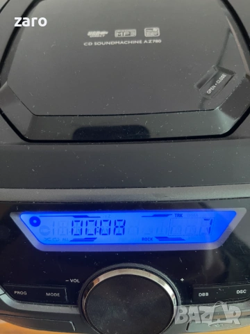 Радиокасетофон с CD Philips AZ 780, снимка 4 - Радиокасетофони, транзистори - 54157880