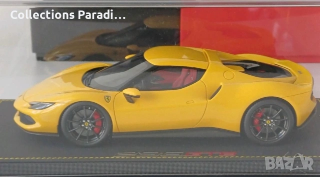 BBR Ferrari 296 GTB 1/18 метална количка 