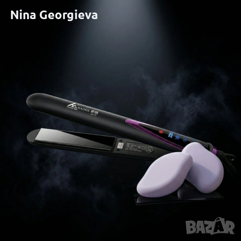 професионална преса за коса + подарък кристален уред за премахване на окосмяване , снимка 4 - Други - 54041305